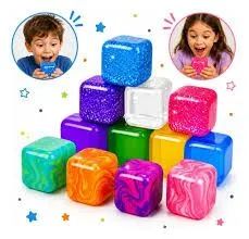 Squishy Cubo Gelo Ice Cube Colorido - Foto 2
