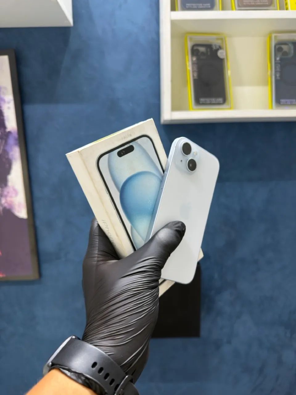IPHONE 15 128GB AZUL - Foto 4