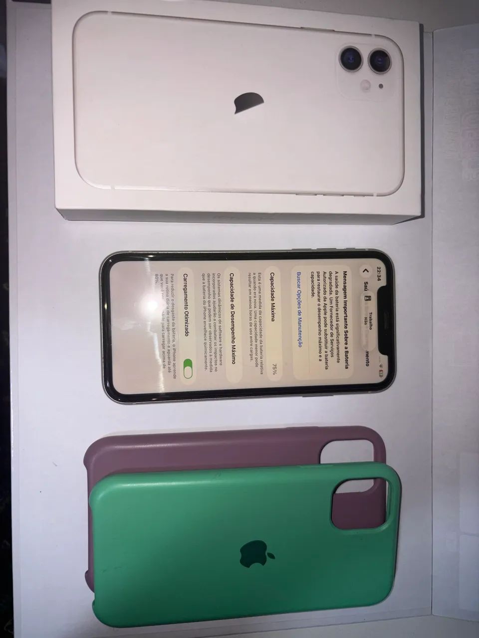iPhone 11 128GB Branco Único dono - Foto 2
