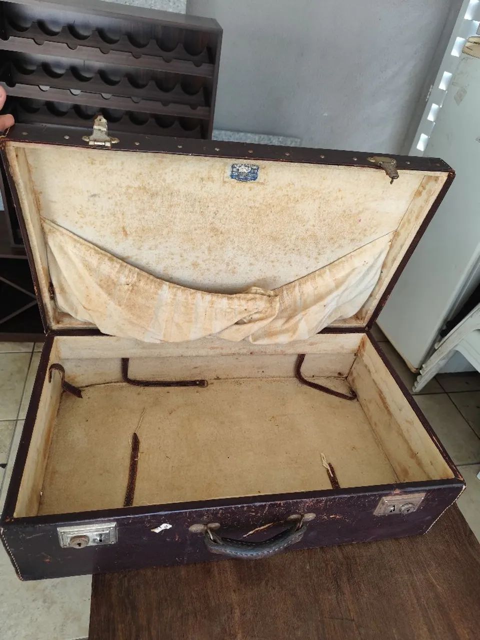 Mala vintage antiga 1950 - Foto 4