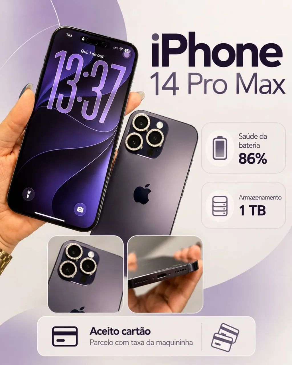 Iphone 14 pro max - Celulares e Smartphones - Alvorada, Manaus