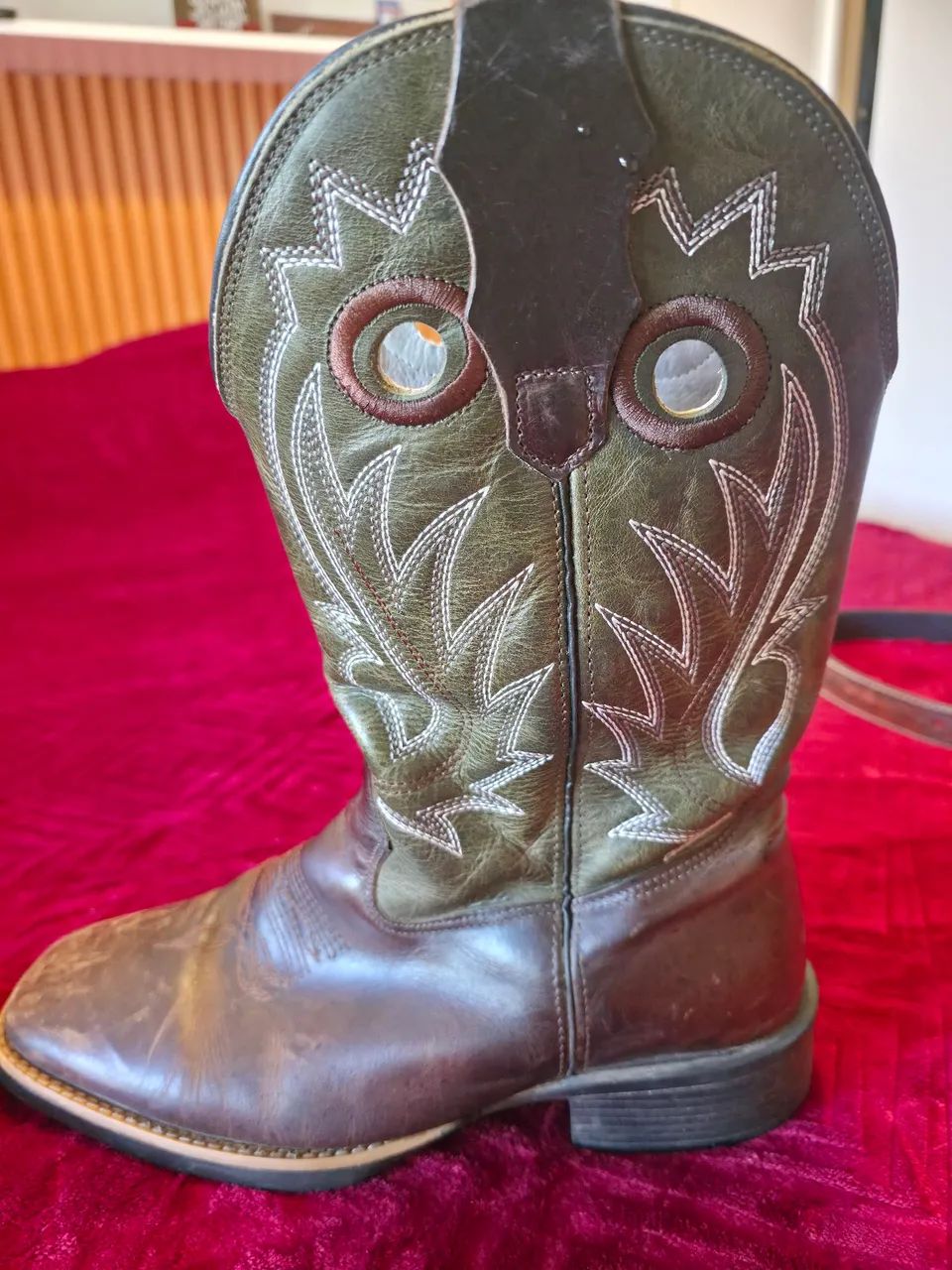 Bota texana Mr West couro legítimo  - Foto 3