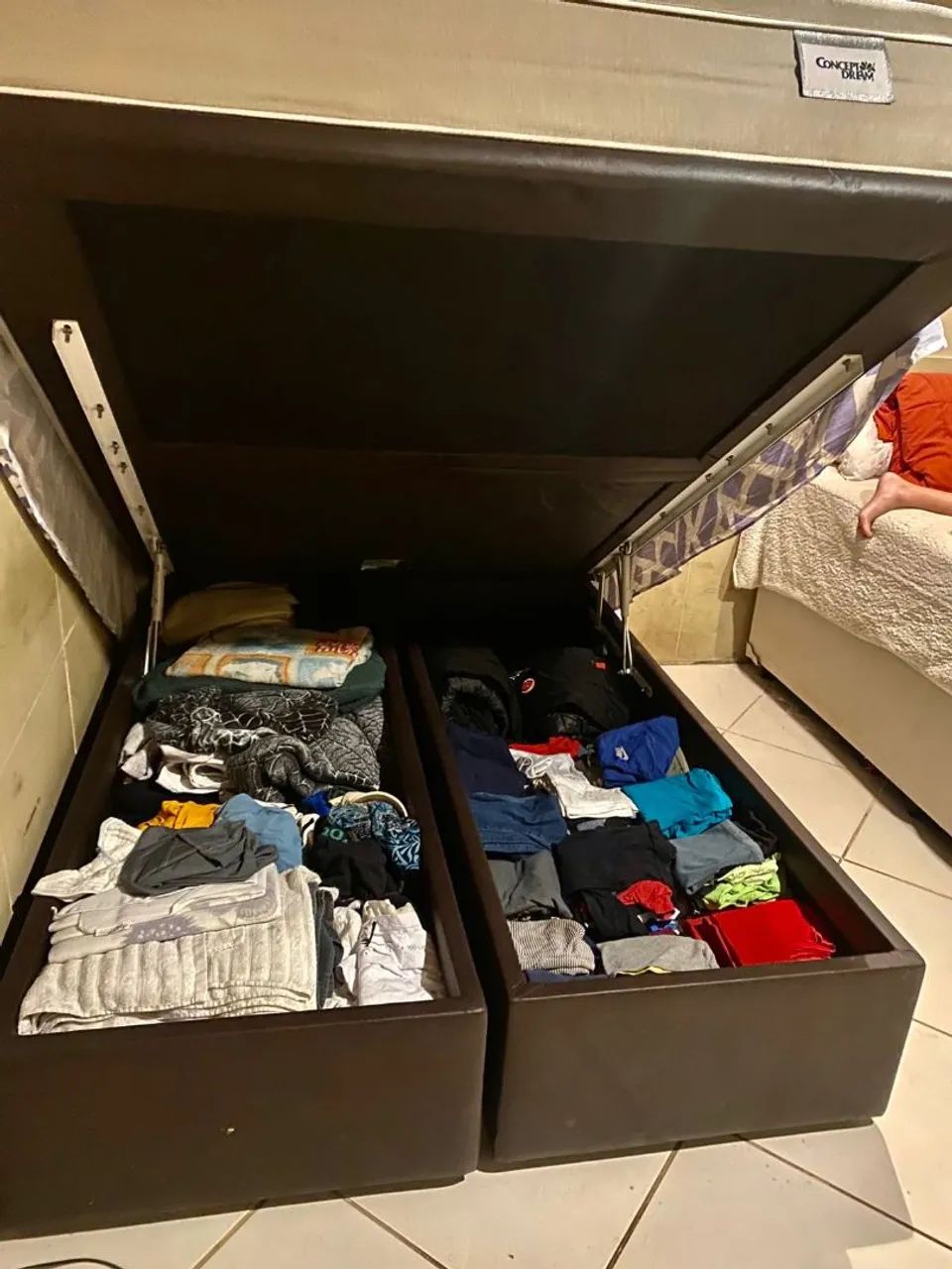 Cama box Queen completa R$1.500 - Foto 2