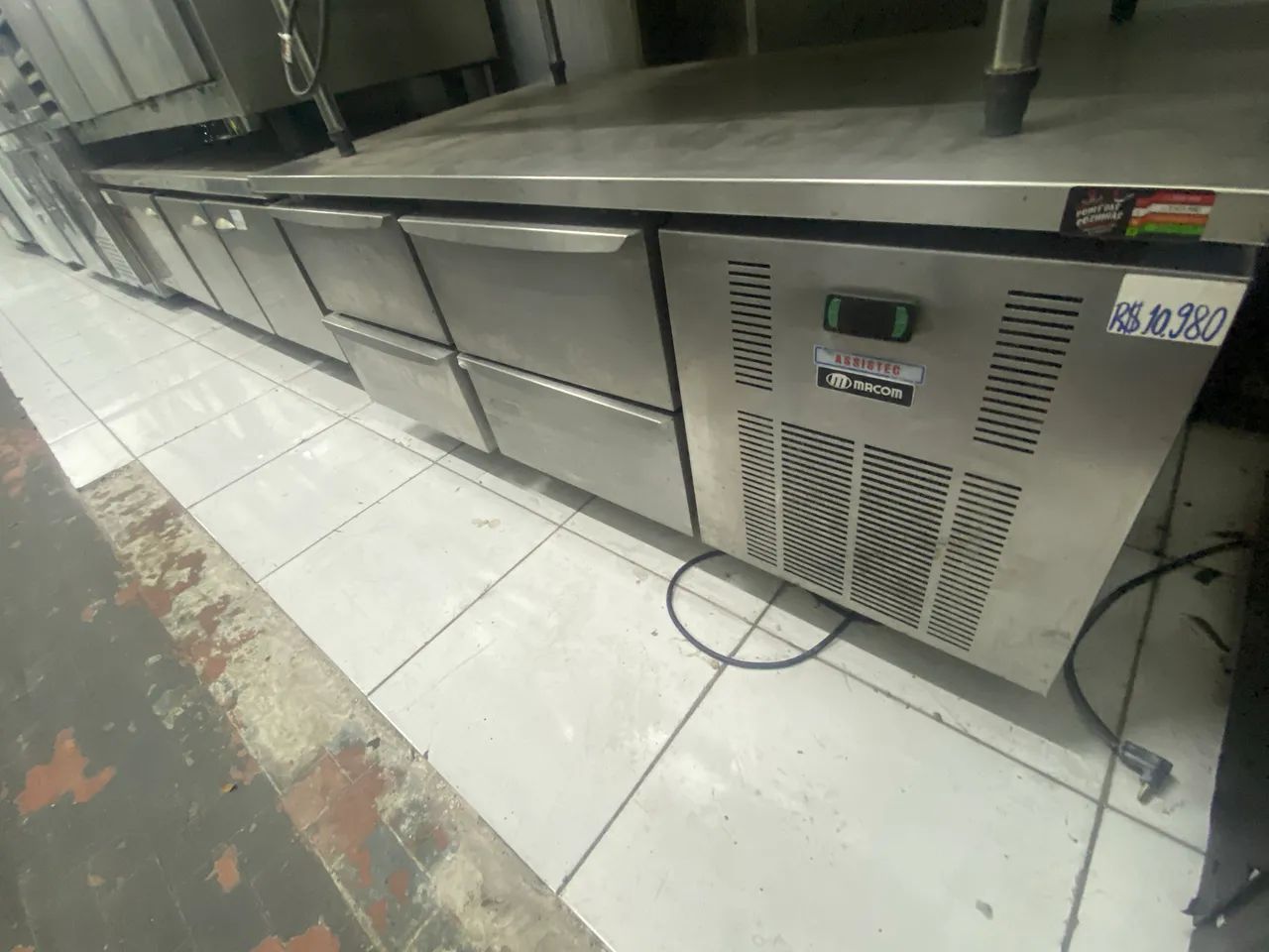 Balcão inox com gaveta - Foto 2