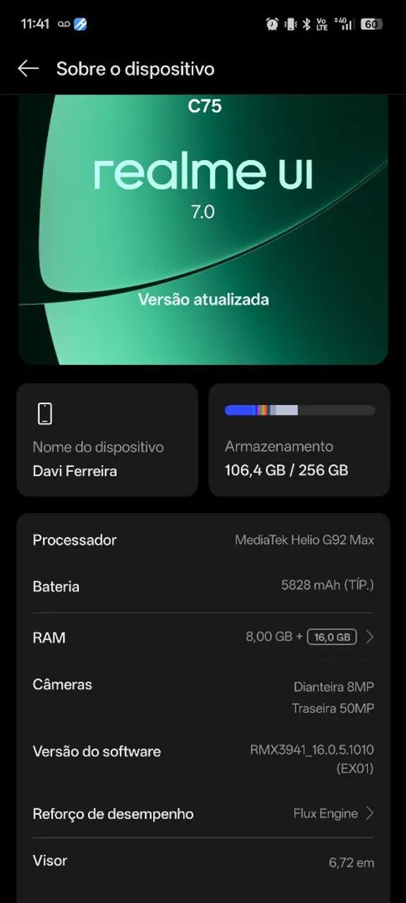 C75 Realme NOVO  - Foto 5