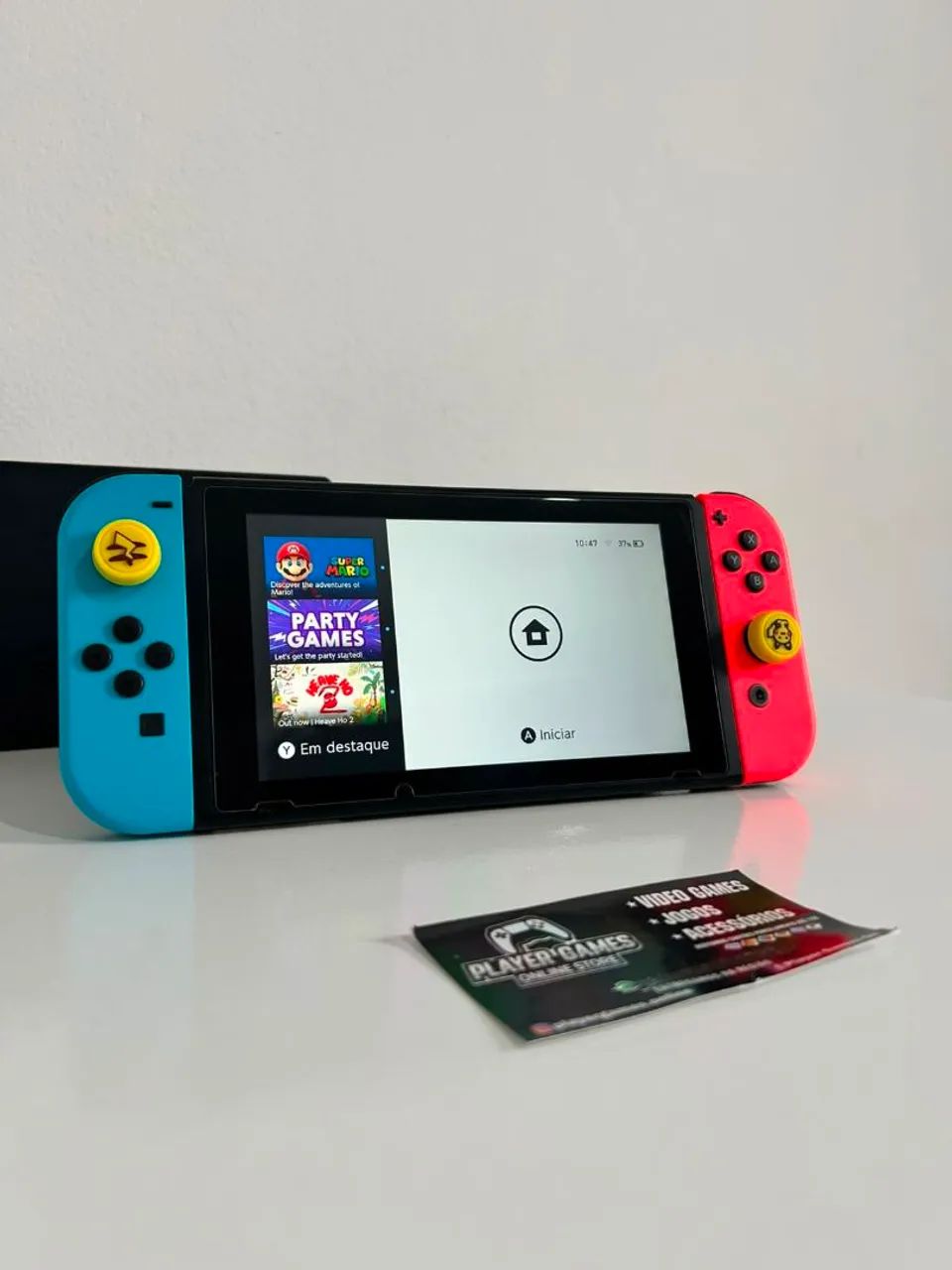 Nintendo Switch V1 Completo (Aceito Cartão)