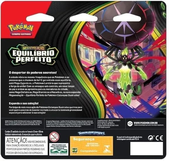Kit 6 Blisters Quádruplos de Equilíbrio Perfeito - Pokemon - Foto 2