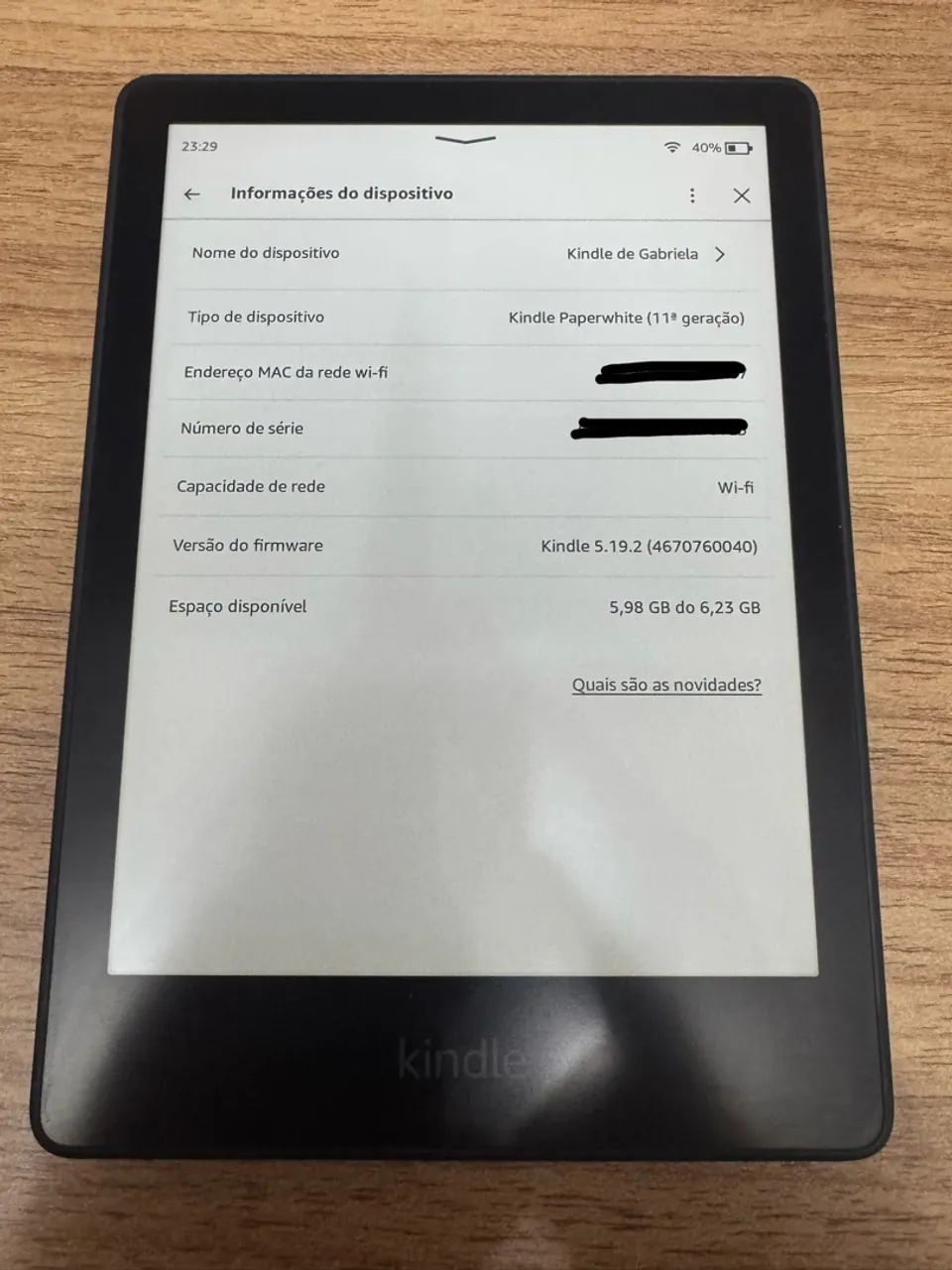 Kindle Paperwhite 11a Geração  - Foto 3