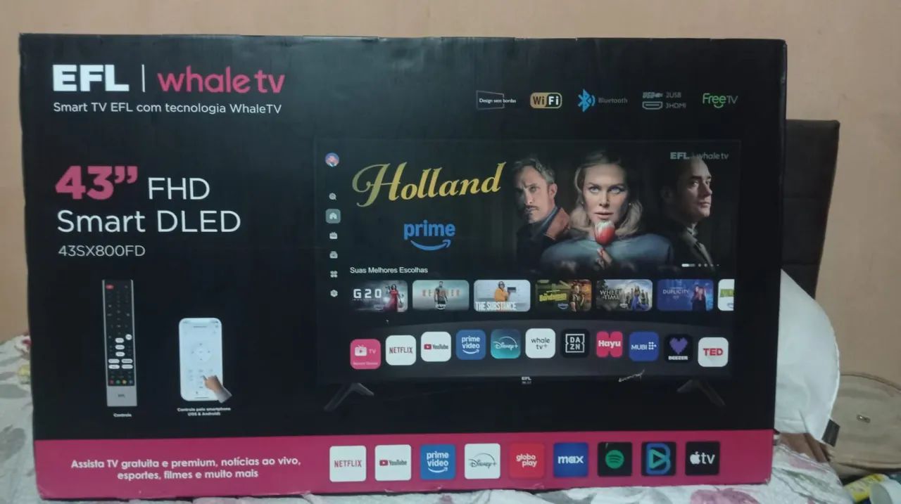 TV 43 polegadas na caixa nova  - Foto 2