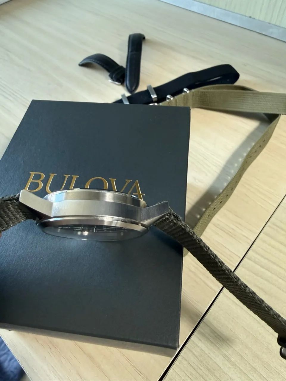 Bulova Relógio masculino Military Heritage Hack Veteran's - Foto 4