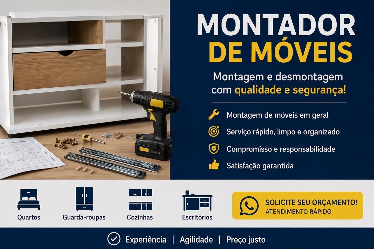 Montador de Móveis | Montagem e Desmontagem