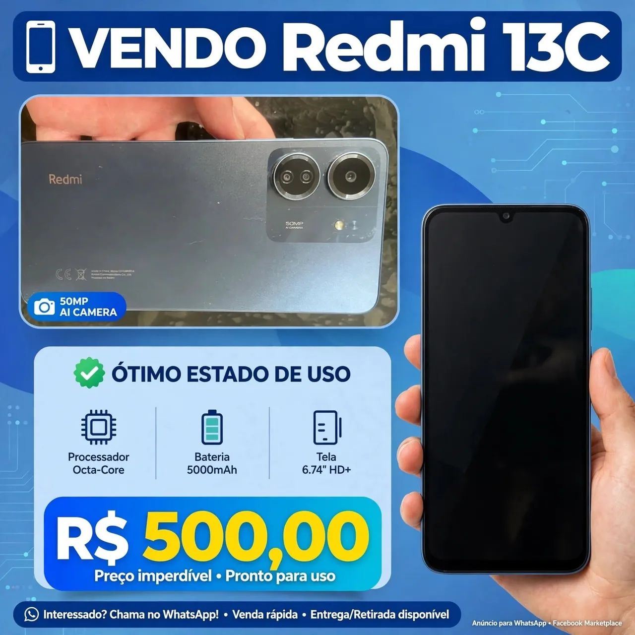 Vendo Xiomi 13C 256gb Rápido  - Foto 4