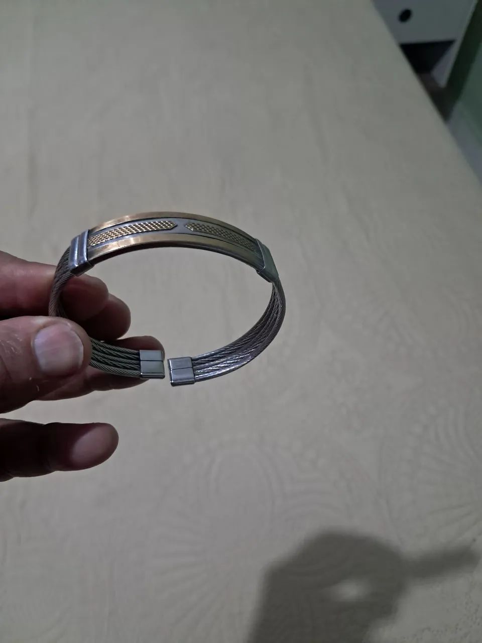 Bracelete Aço e Ouro 18k  - Foto 3