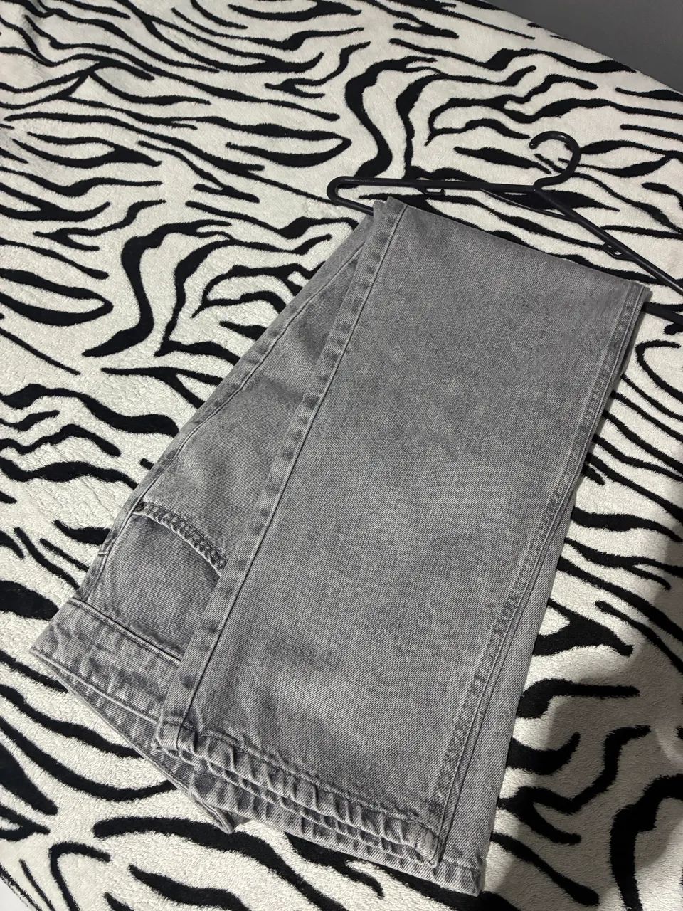 CALÇA BAGGY CINZA NOVA - Foto 3