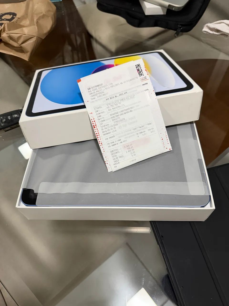 iPad 11 128 garantia  até março e nota fiscal zero 