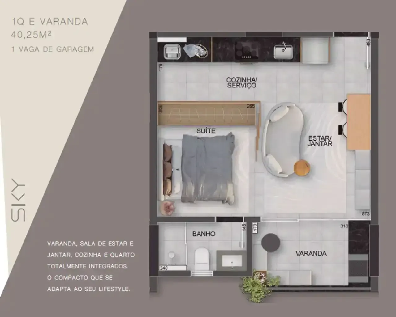 PLANTA 40m²