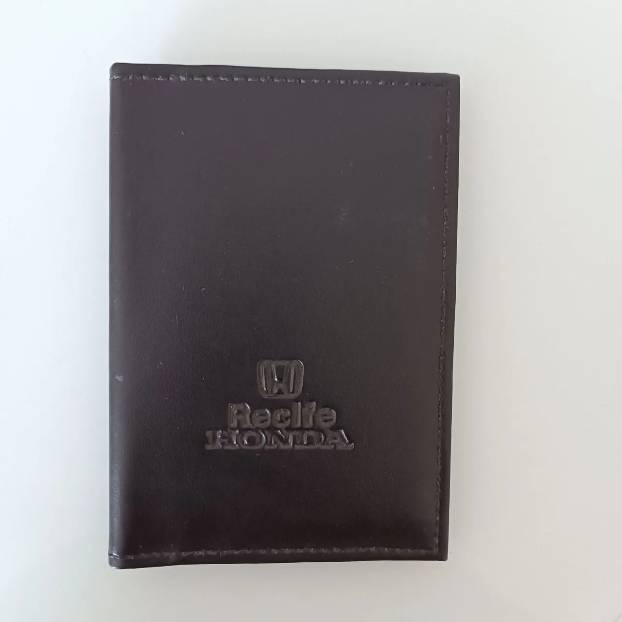Porta documentos em couro original da Honda