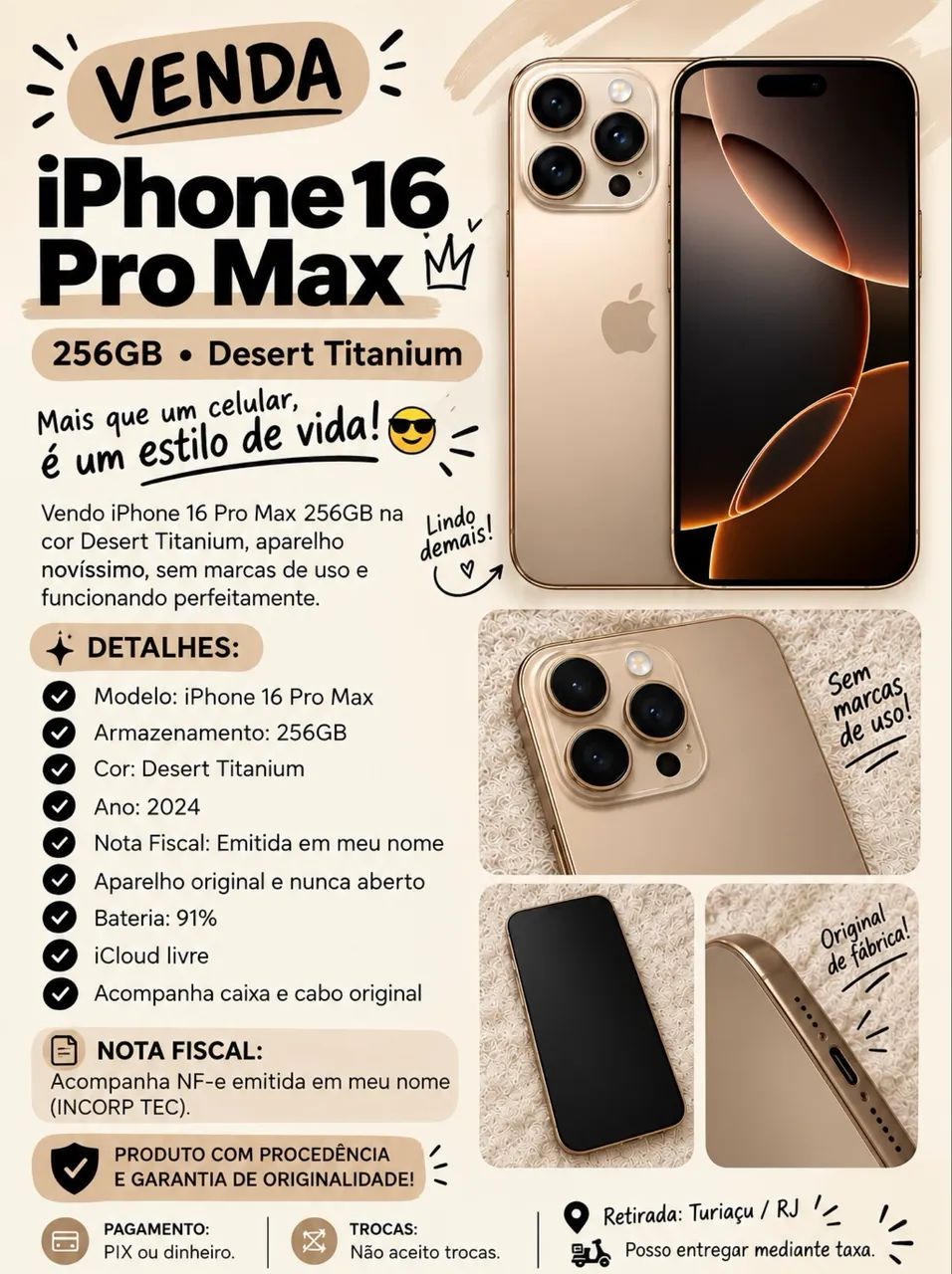 iPhone 16 Pro Max  - Foto 5