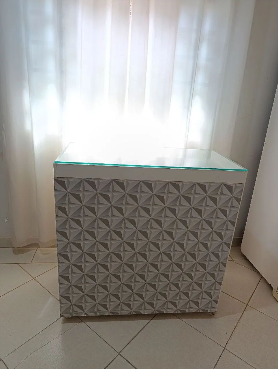 Balcão divisória expositora de vidro. - Foto 3