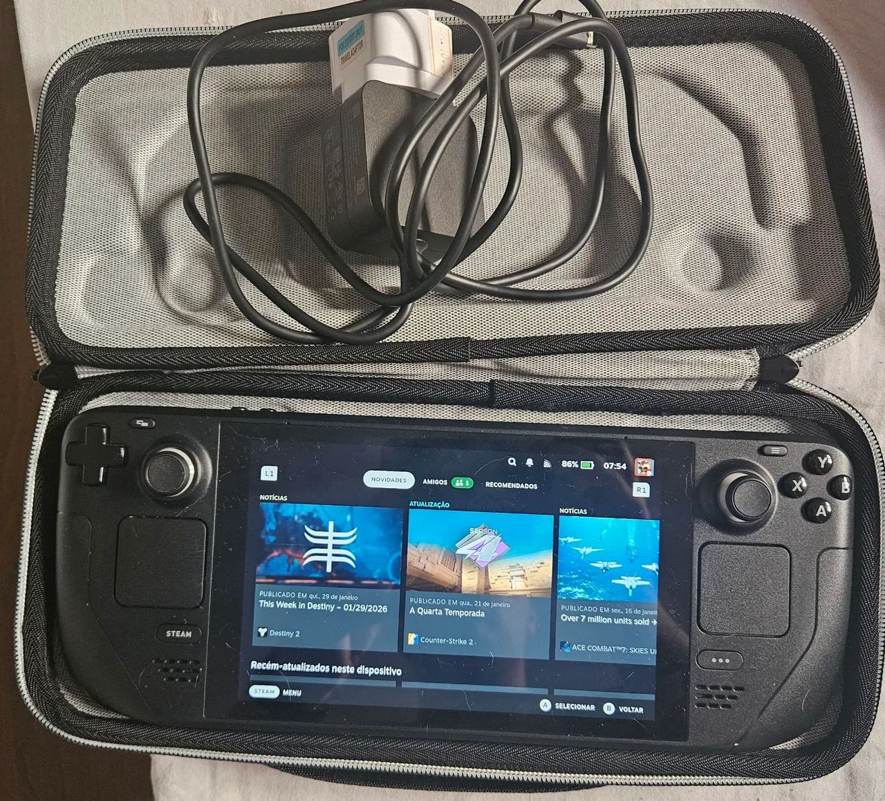 Steam deck 256gb + 512gb - Consoles de Vídeo Game - Vila Voturua