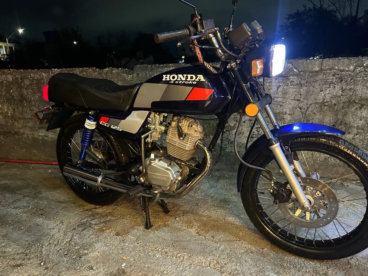 Vendo cg 125 ano 87 azul  - Foto 5