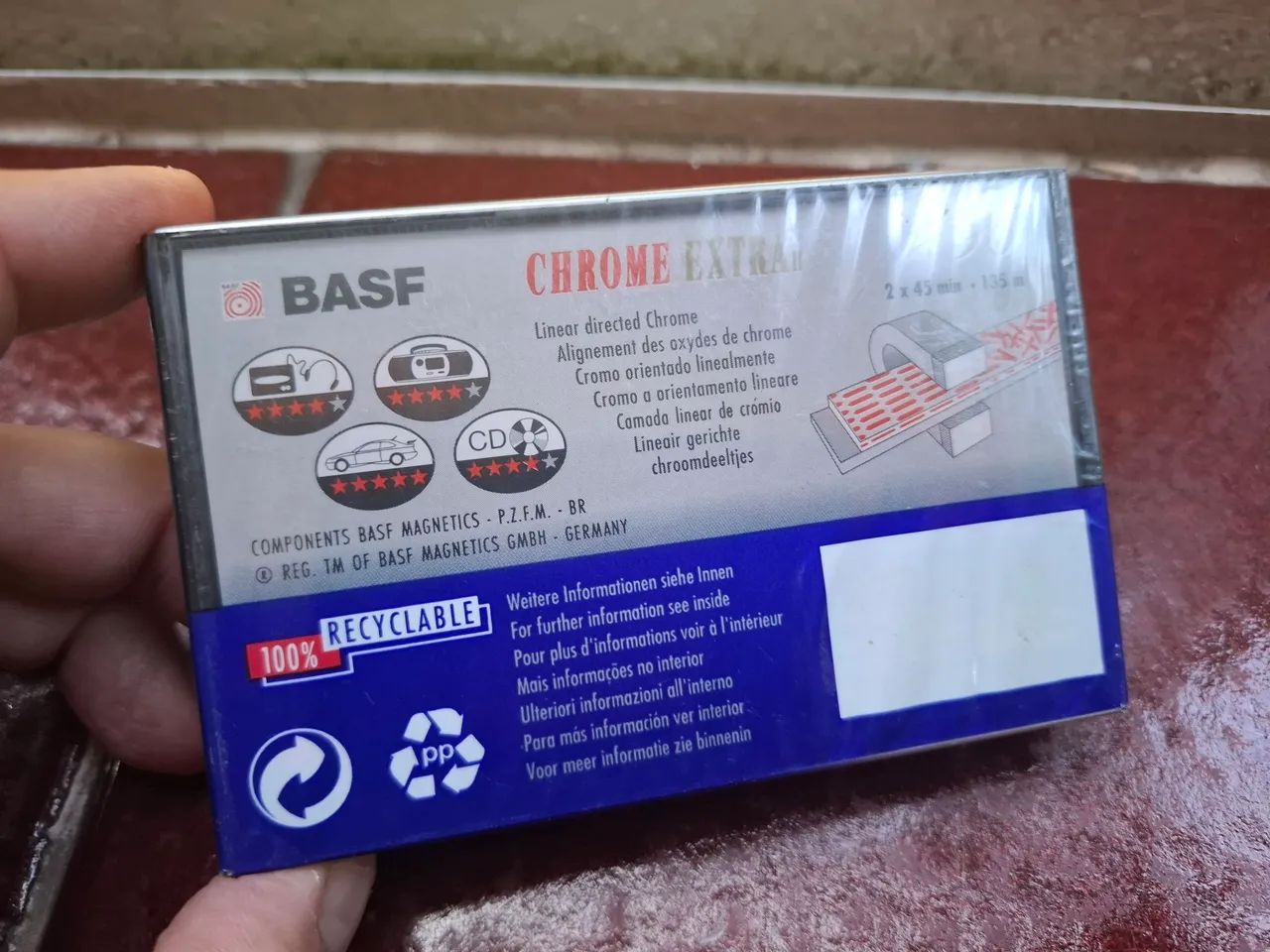 Fita K7 lacrada! - BASF Chrome Extra II - 90 Minutos  - Foto 2