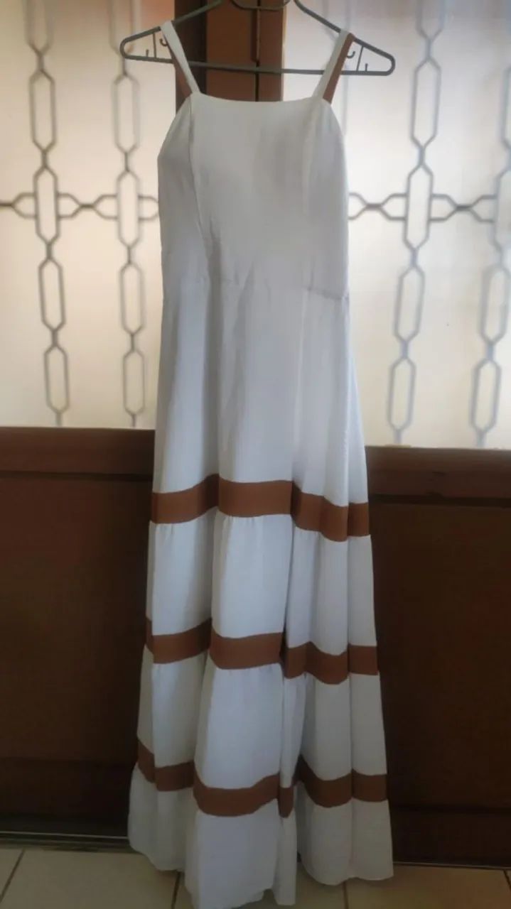 Vestido longo branco  - Foto 2