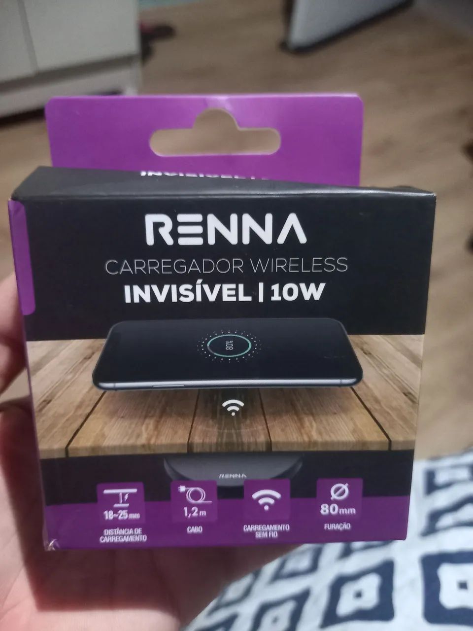 CARREGADOR WIRELESS (RENNA) - Foto 2