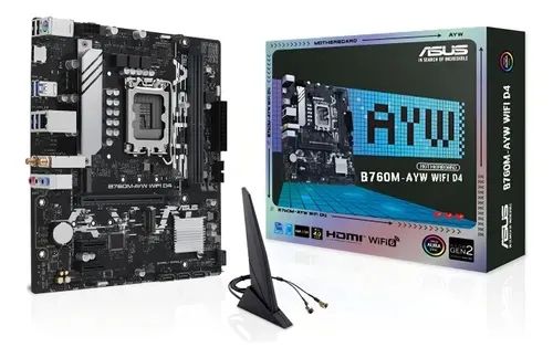 Placa Mãe Asus B760M-AYW WIFI D4