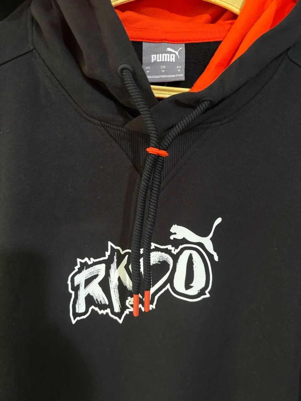 Camisa Puma moletom Rkdo com capuz tamanho M - Foto 2