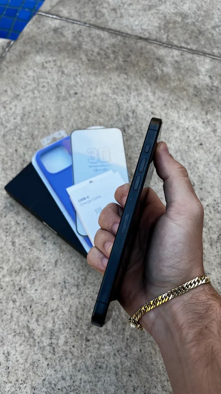iPhone 15 Pro Max 256gb garantia Impecável  - Foto 2