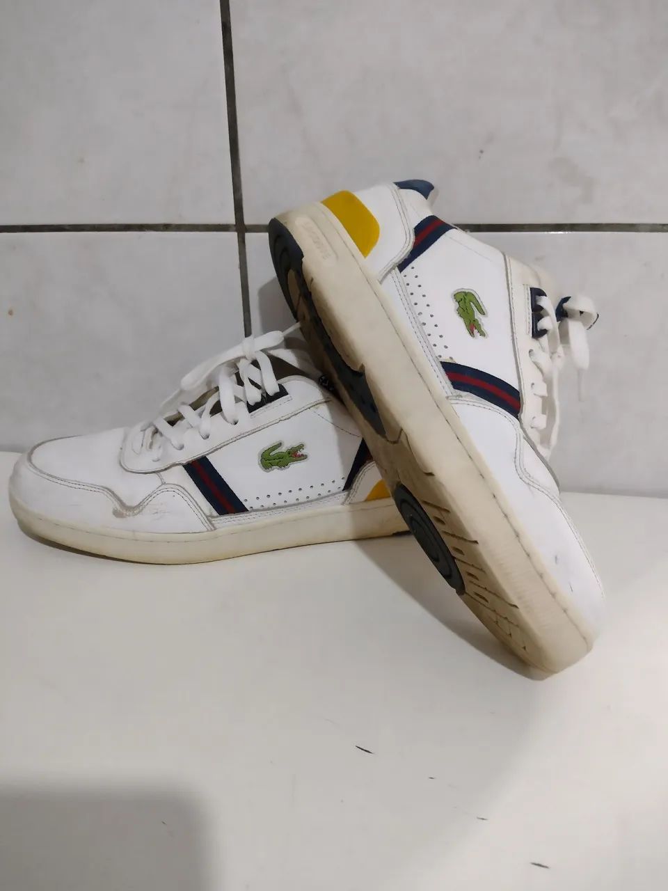 Tenis Lacoste em  Couro Original 