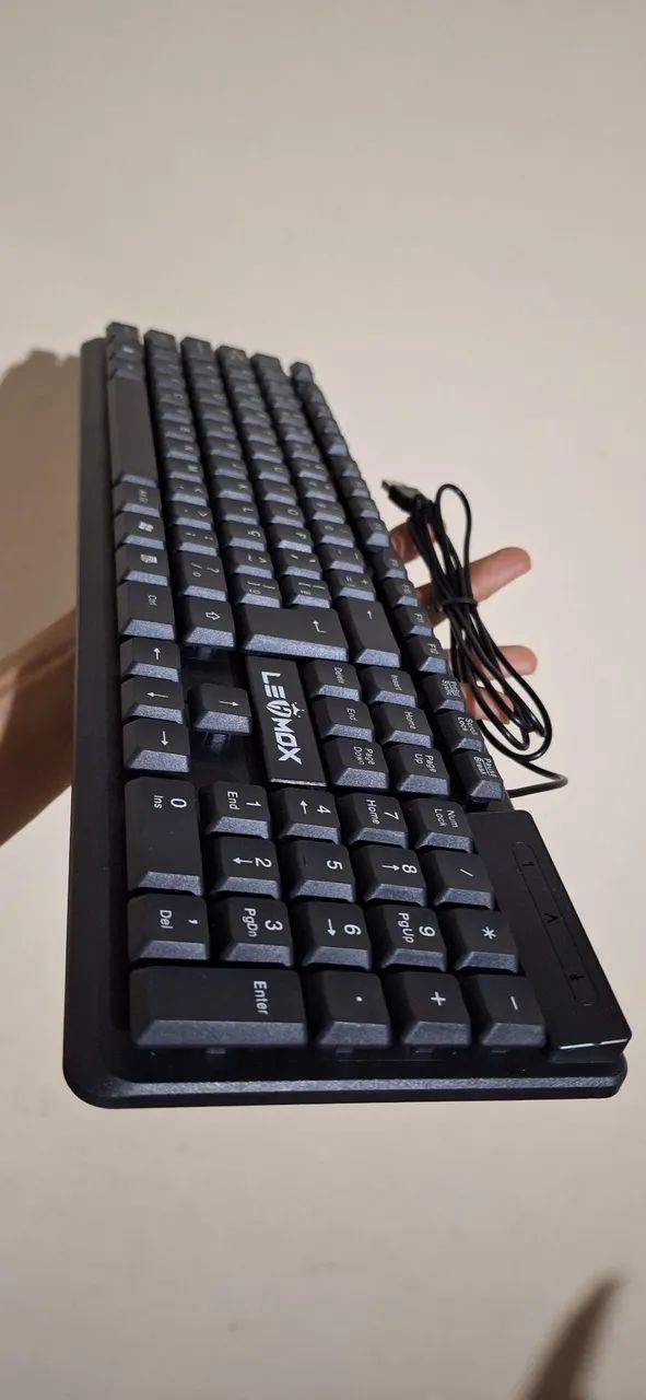 Teclado Com Fio Para PC Desktop Notebook LEY-1604 Lehmox - Foto 2