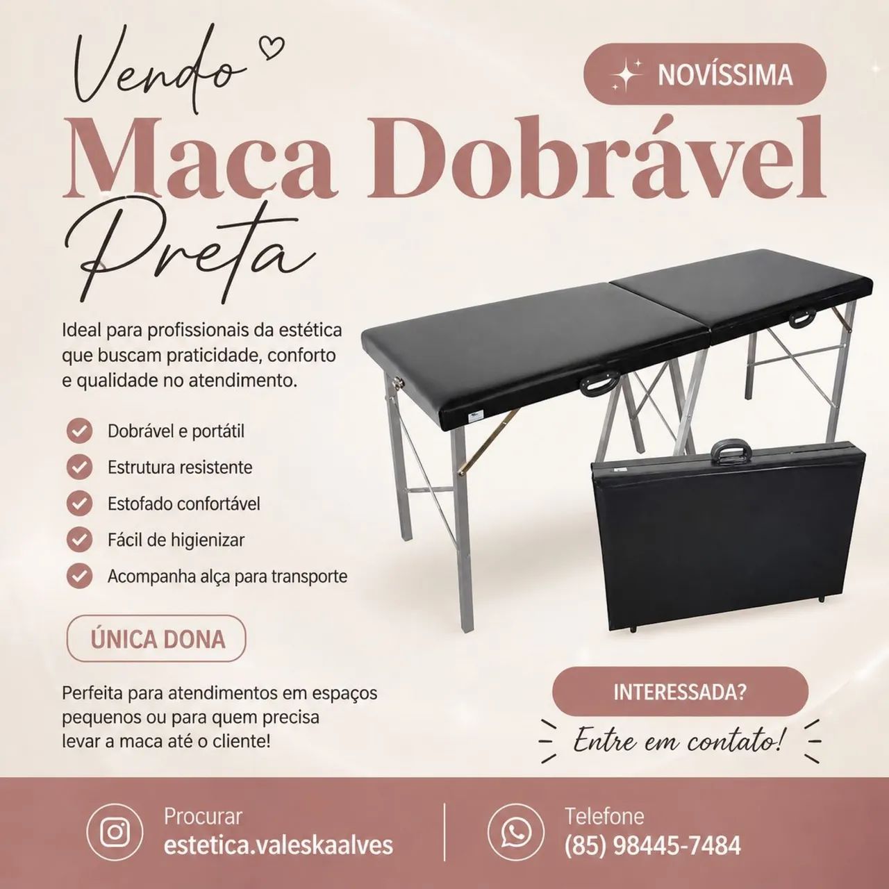 MACA DOBRÁVEL PRETA