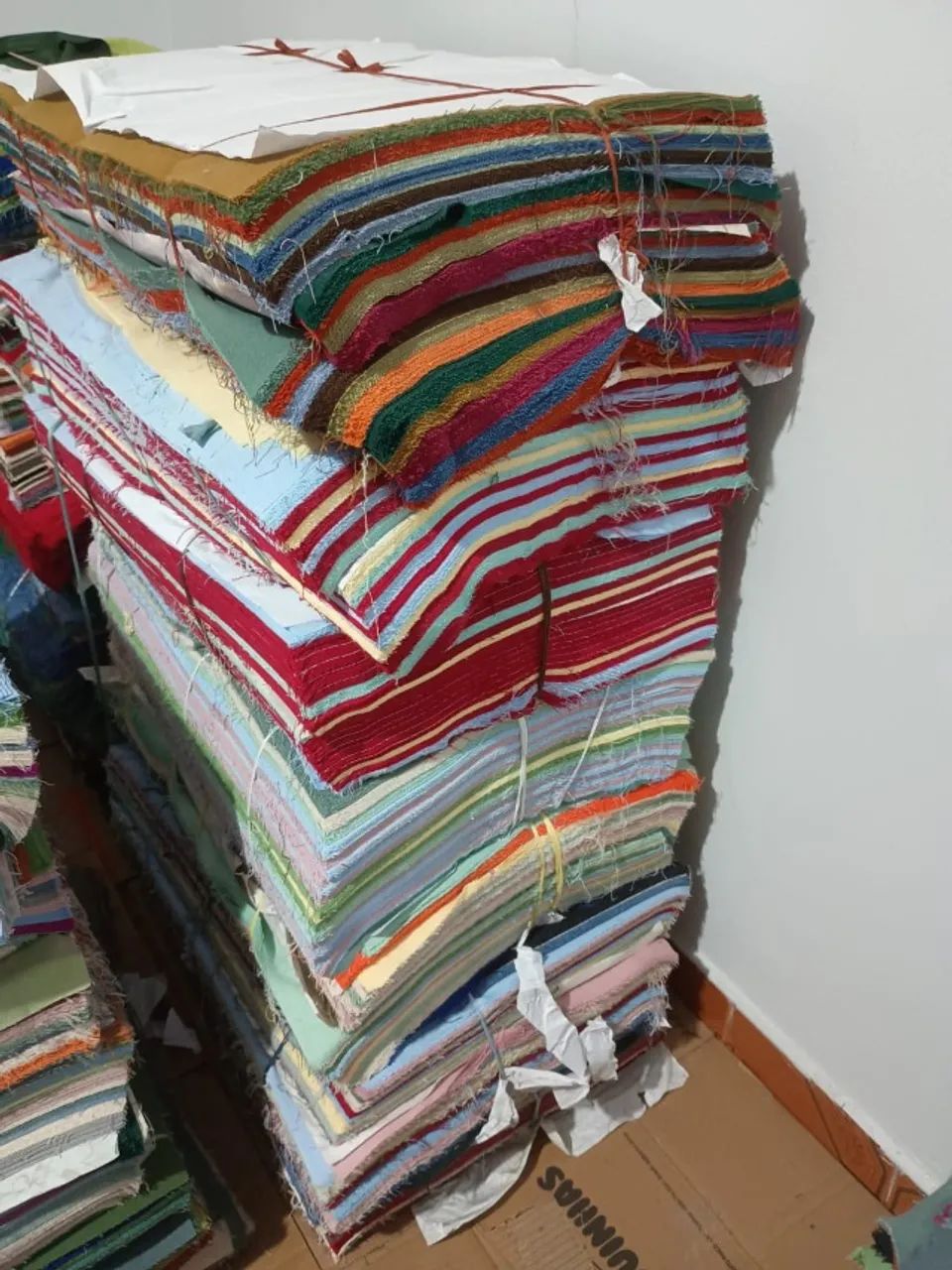 5 kg de Retalhos em linho de ótima qualidade - Foto 2