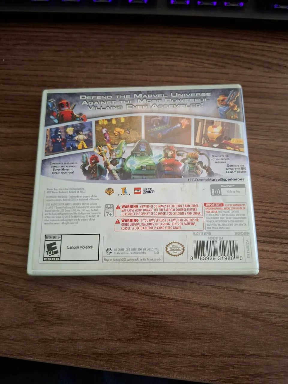 Jogo Lego Marvel Super Heroes Nitendo 3DS - Foto 3