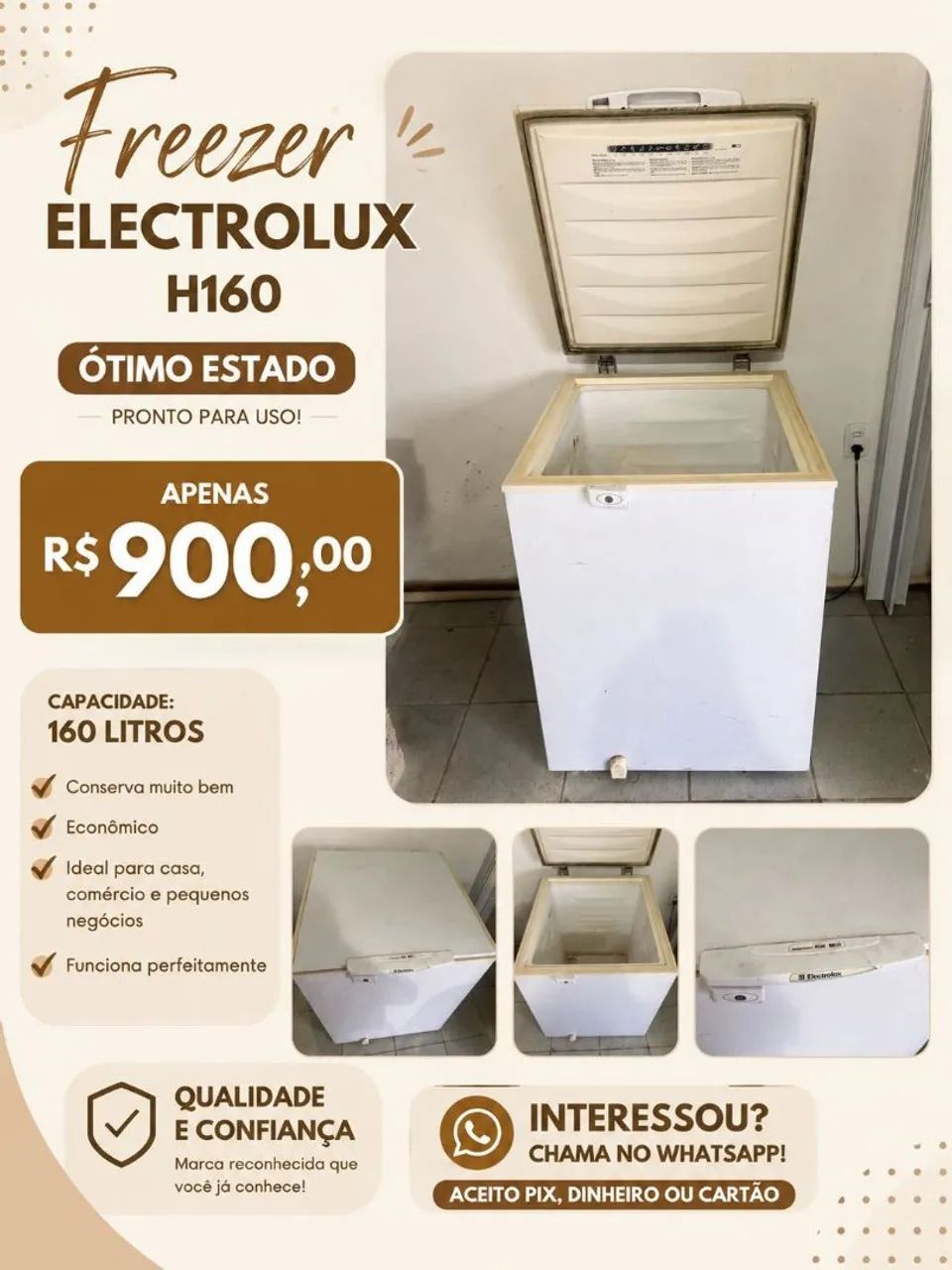 Vendo freezer 160 litros  - Foto 4