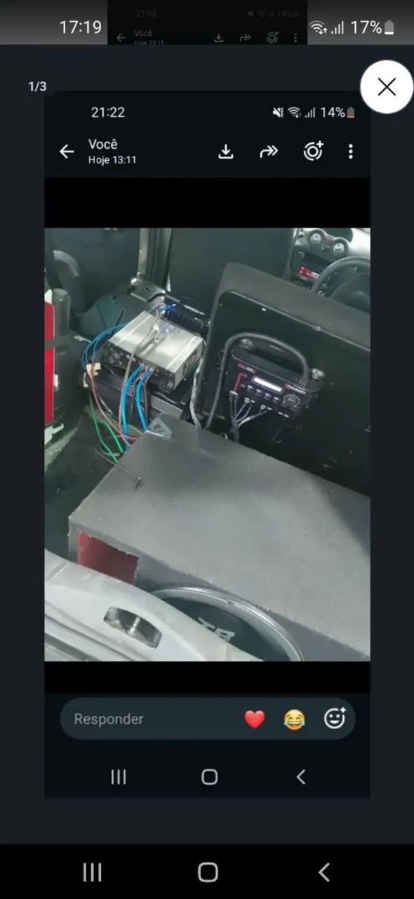 Vendo caixa de triu forte 