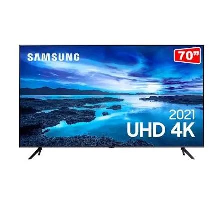 TV 70 POLEGADAS PROMO 3.599 | SAMSUMG UHD CRYSTAL1 ANO GARANTIA | 1 MES FORA DA CAIXA