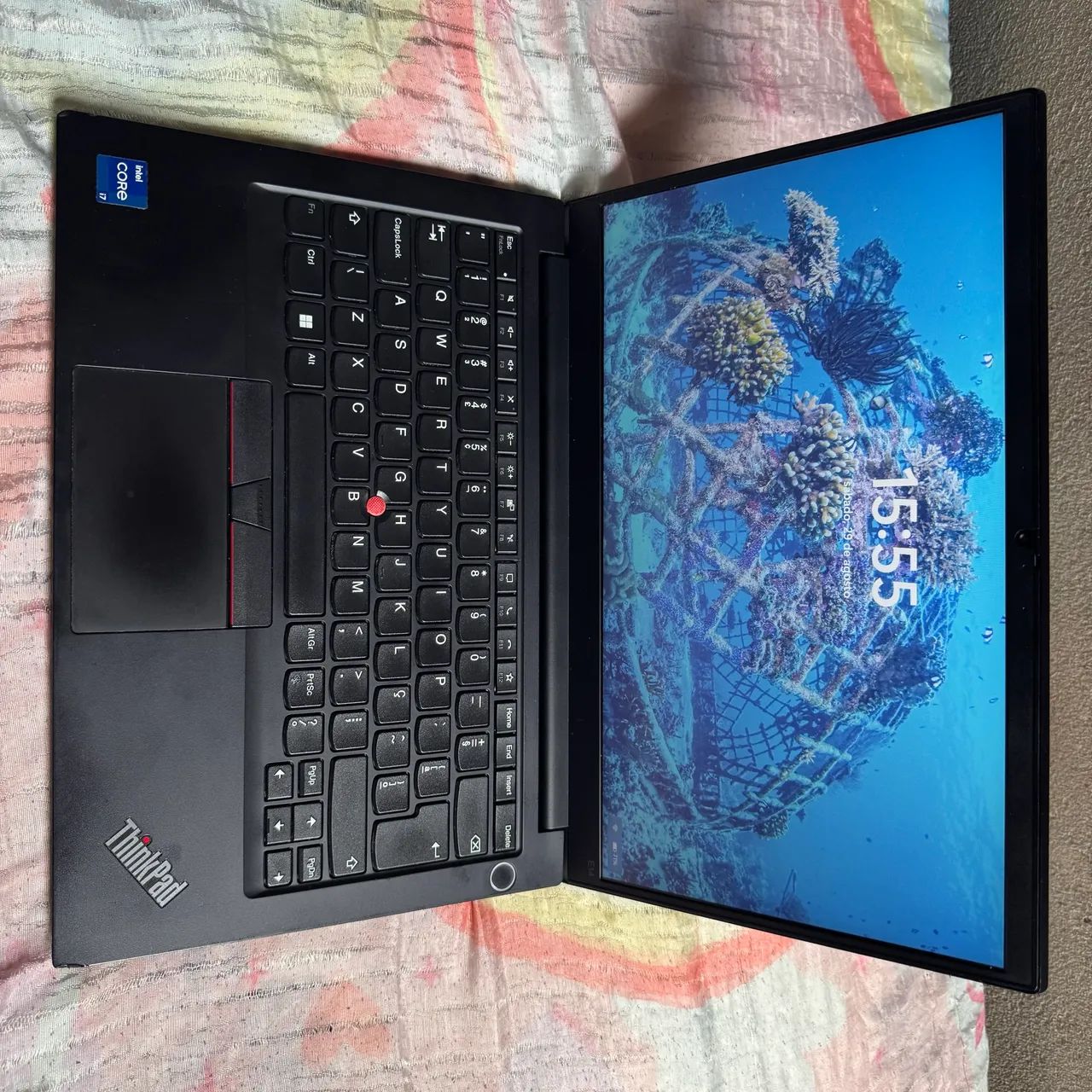 Notebook Lenovo modelo E14 Core i7 da 12ª Gen,  semi novo. - Foto 4