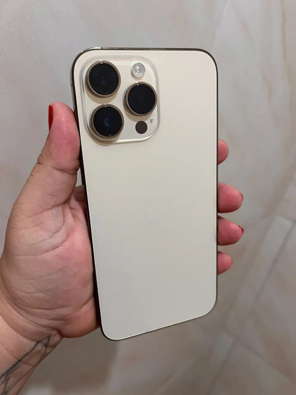 IPHONE 14 pro Max 128GB GOLD - Foto 3