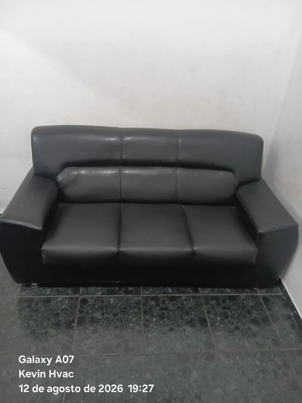 Sofa couro 3/2 - Foto 4