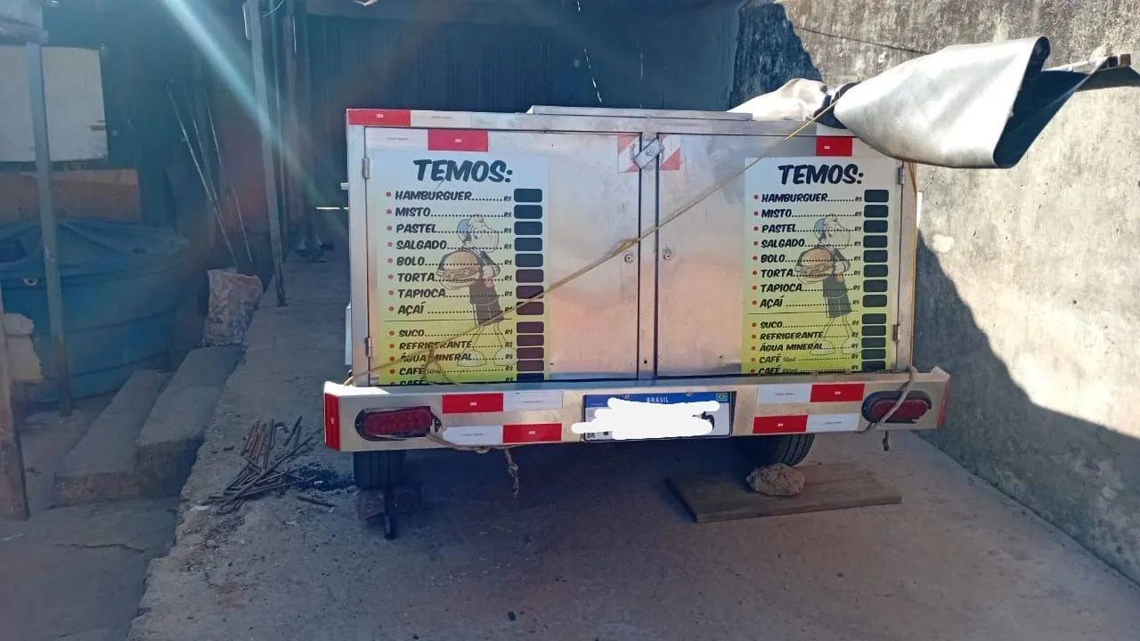 REBOQUE CARRINHO LANCHES  - Foto 4
