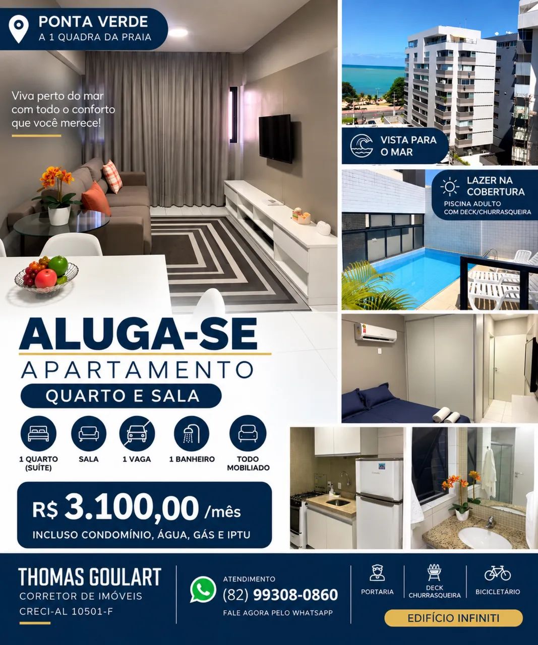 APARTAMENTOS QUARTO E SALA, 2/4, 3/4 para alugar  - Foto 4
