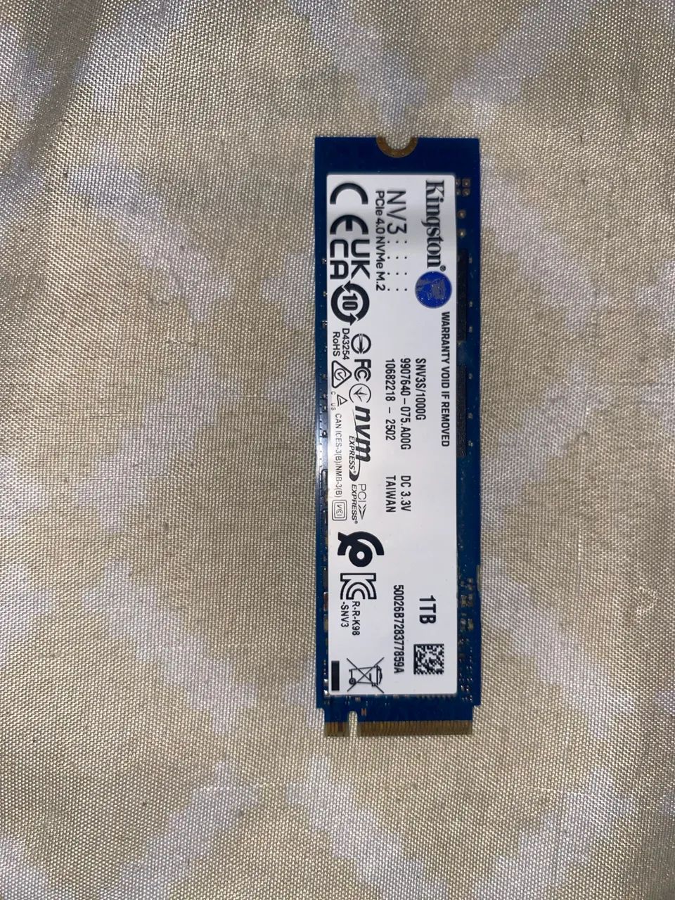 SSD KINGSTON NV3 1TB 