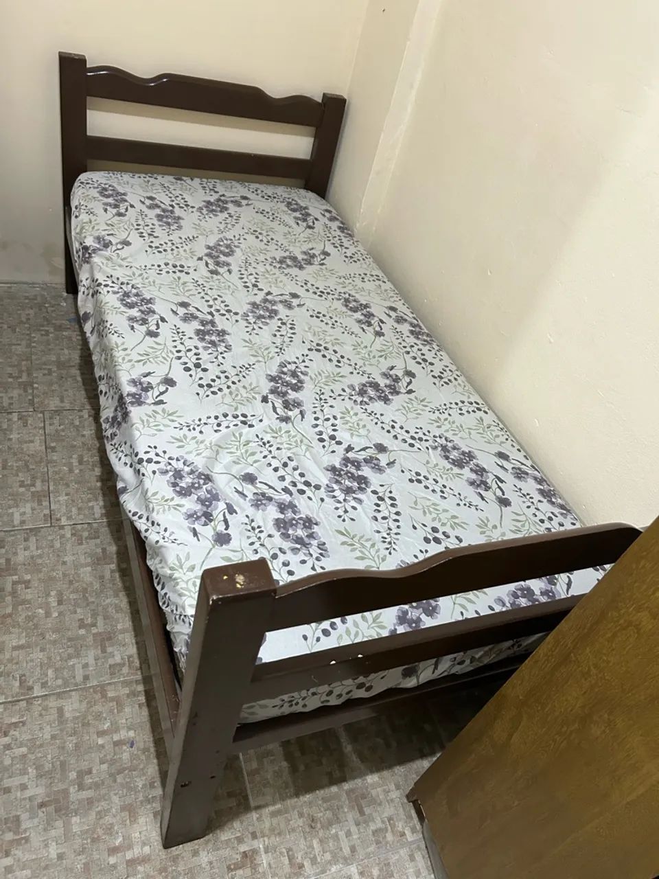 Cama de solteiro com colchão  - Foto 2