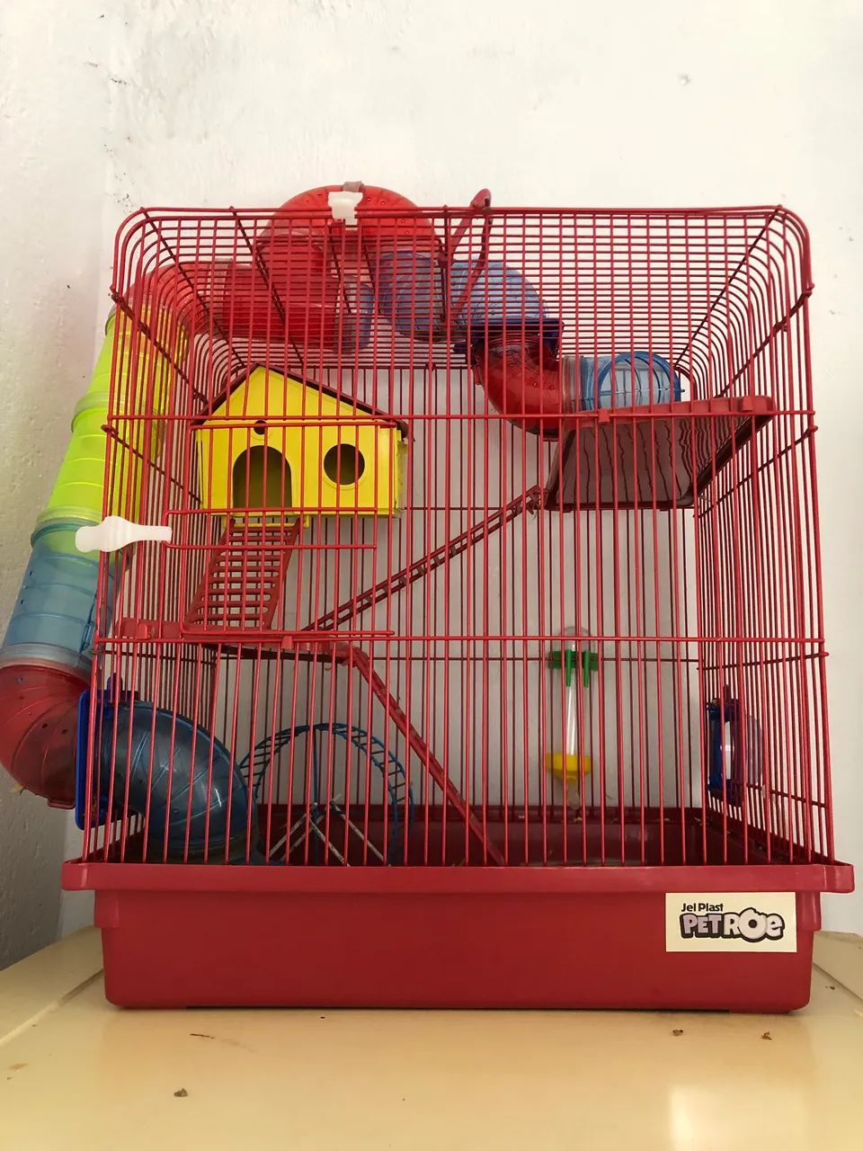 Vendo casal de hamister com gaiola 