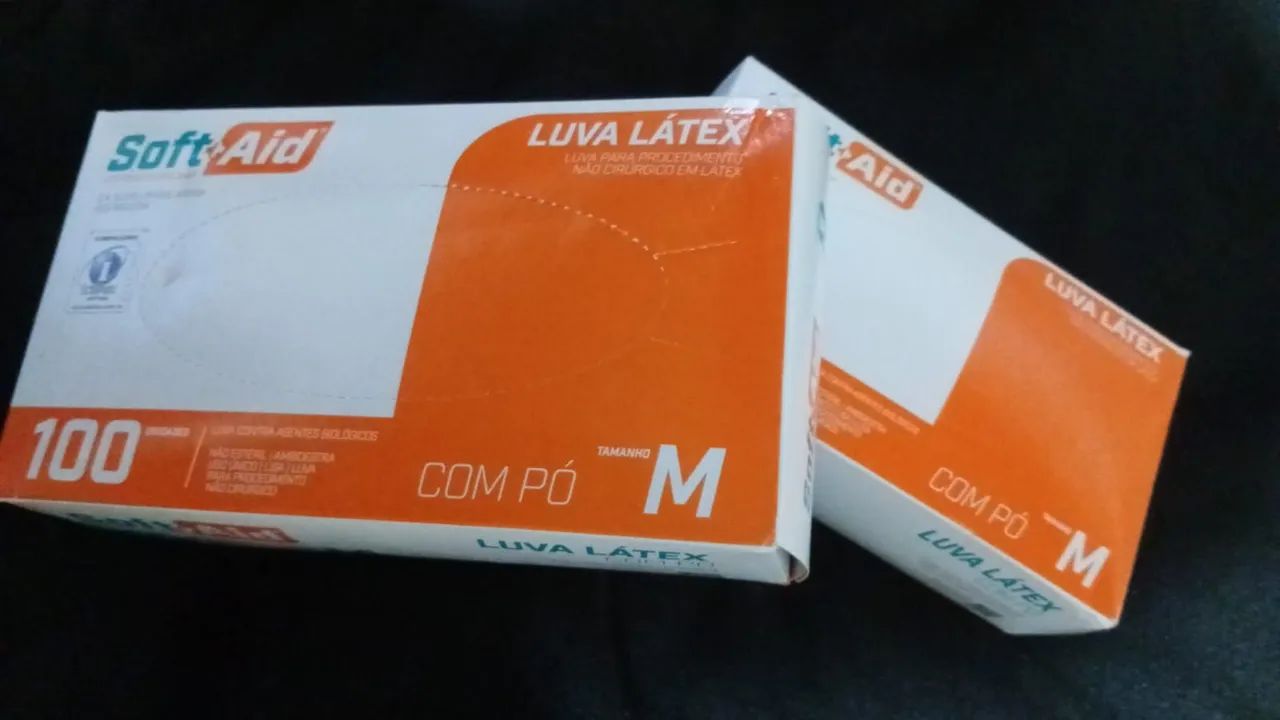 Luvas descartáveis Também M