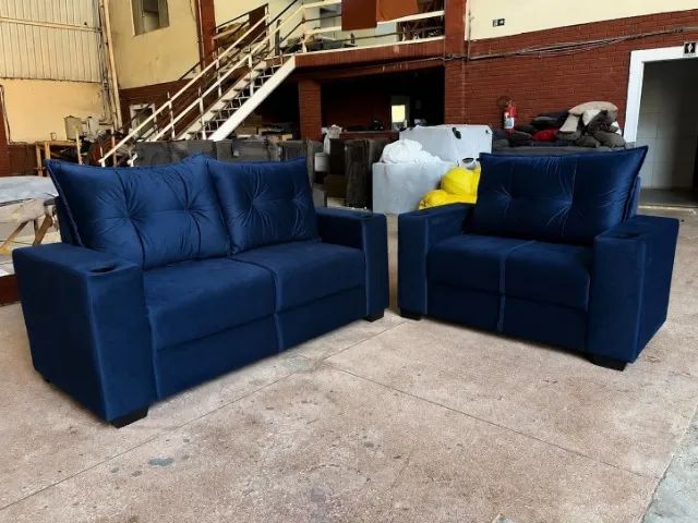 Sofá 2 e 3 lugares com porta copos  - Foto 5