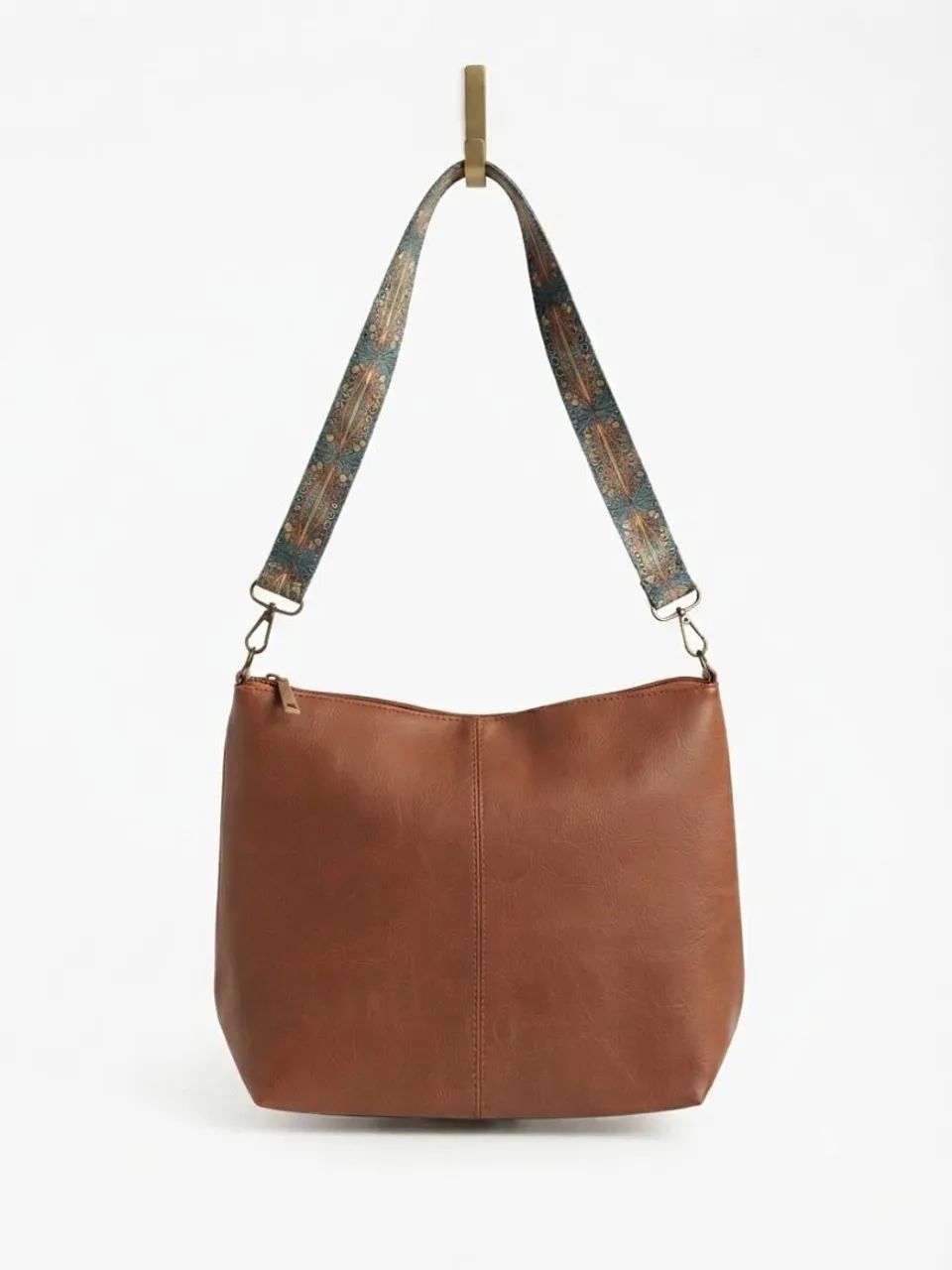 Bolsa em corino elegante cor marrom - Nova  - Foto 2